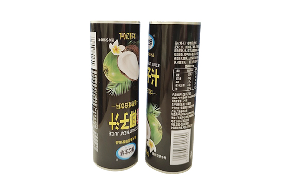 How does overprint varnish improve the safety and appearance of food cans?